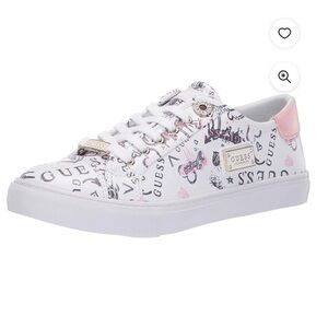 GUESS Women's Mineral Sneaker, White, Size 9
